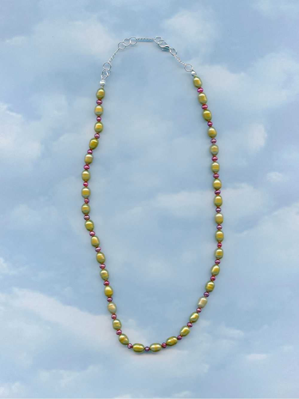 Cherry L!ME Pearl necklace